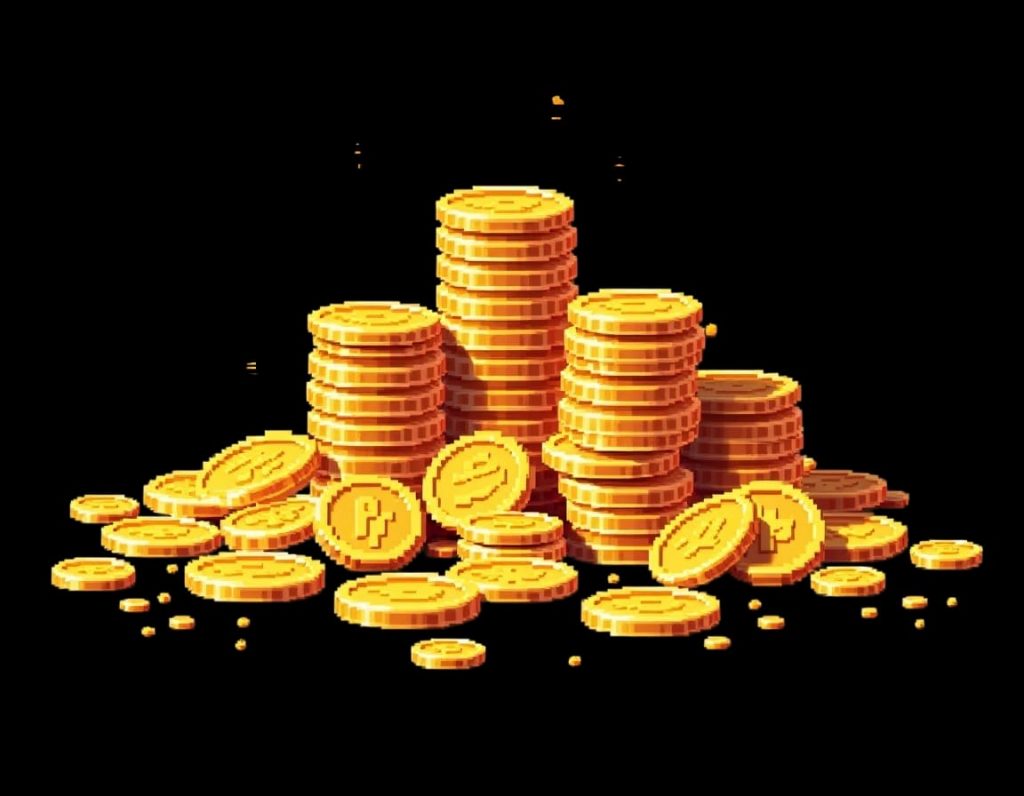 In-game virtual currencies.