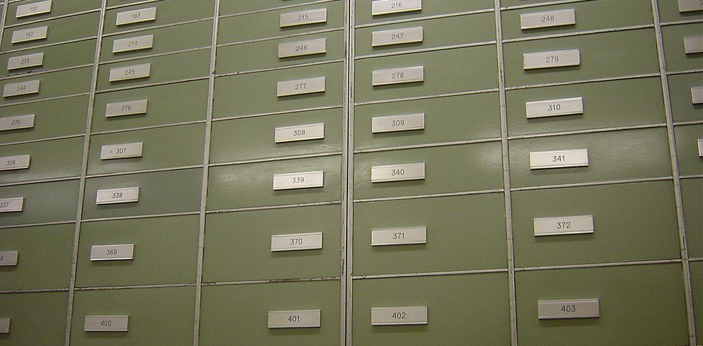 Safe deposit boxes inside a Swiss bank vault. Swiss banks have been at the heart of scandals for hidden assets and tax evasion.