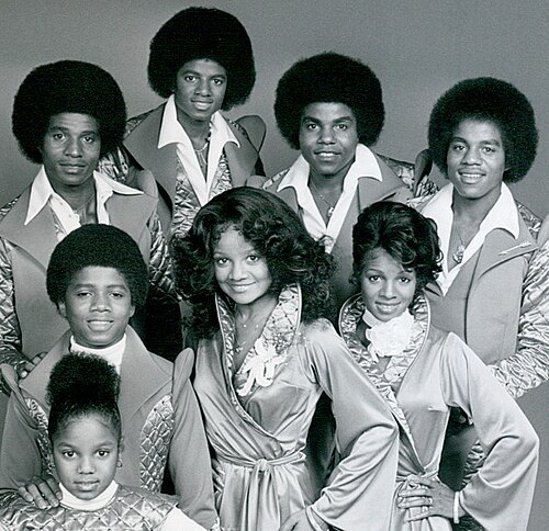 The Jackson siblings in 1977, before the family feud started around Michael's estate and succession.