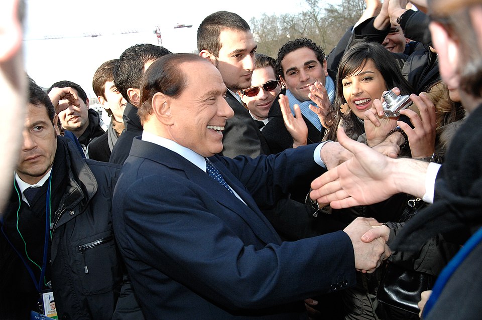 Silvio Berlusconi attending the EPP Summit in December 2008. Years before leaving a carefully organized succession.