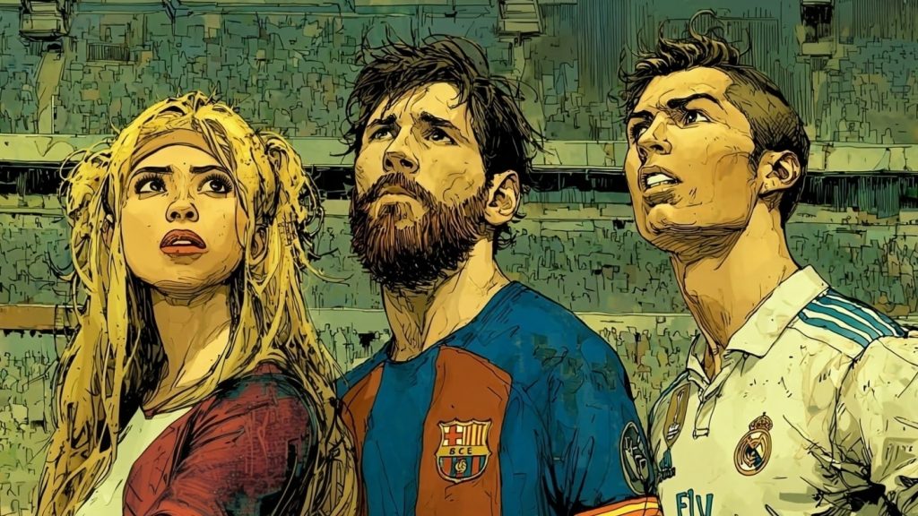 Shakira Lionel Messi and Cristiano Ronaldo, who benefited from the tax incentives in Spain.