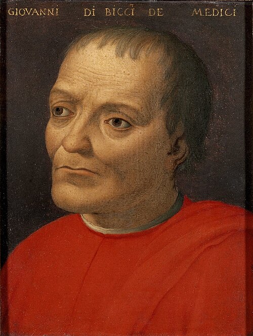 Agnolo Bronzino’s portrait of Giovanni di Bicci de' Medici. The visionary behind the rise of the Medici Bank and the Medici family financial empire in Renaissance Florence.