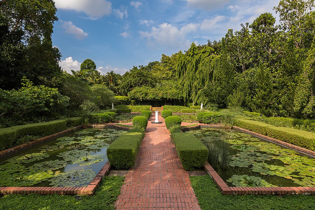 Sundial Garden in Singapore Botanic Gardens. Good destination for a Garden Leave to abide by a non-compete, considering the number of foreigners employed in the city-state.