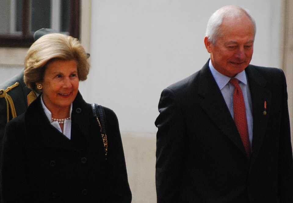 Hans-Adam II, Prince of Liechtenstein, photographed with his wife. The royal family remains central to the Liechtenstein’s reputation as a tax-friendly jurisdiction and former tax haven.